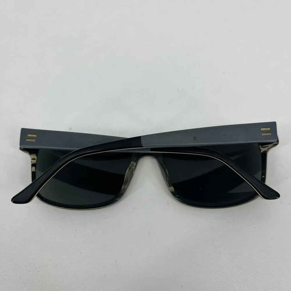 Prodesign Denmark 8618 Mens Sunglasses Matte Black Grey Rectangular 57-18-145